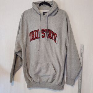 Steve & Barry's Men's XXL Hoodie Ohio State Buckeyes Gray Heavyweight EUC Tall?